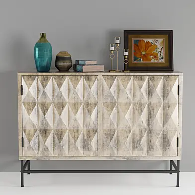 Natural Beige Buffet with Storage