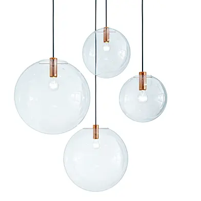 Suspended lamps classicon selene сopper designed by sandra lindner in 2006