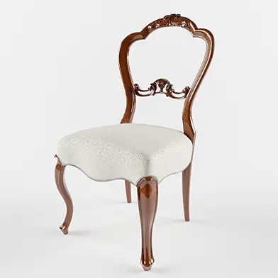 victorian dining afzelia chair
