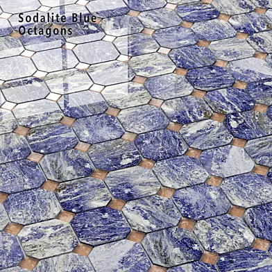 Плитка Sicis SiciStone Sodalite Blue Octagons