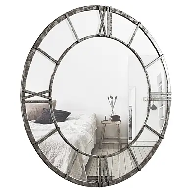 Mile Clock Face Frame Accent Mirror CHPS1210