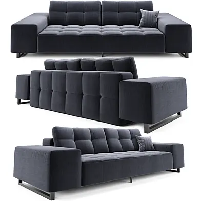 Grand Deluxe Long Sleeper Sofa Natural