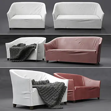 Flexform. Doralice (2 sofas+ wrap )