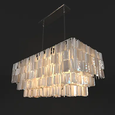 hanging Capiz Chandelier
