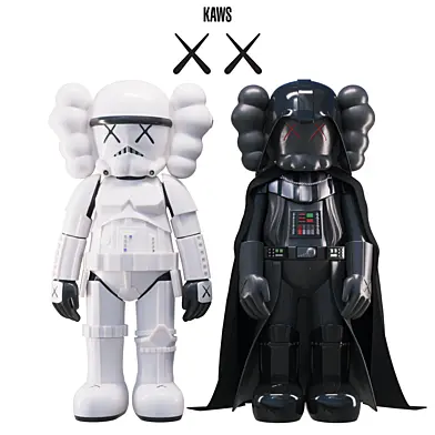 KAWS Stormtrooper Darth Vader