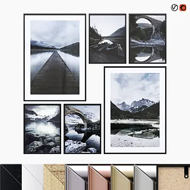 Poster Set "Fusion With Nature"