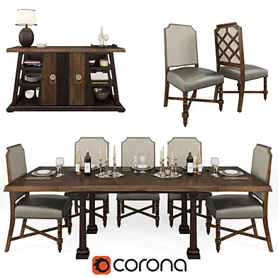 A.R.T. Furniture Inc American Chapter Formal Dining Room Group