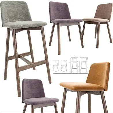 Chip Bar Stool And Dining Chair