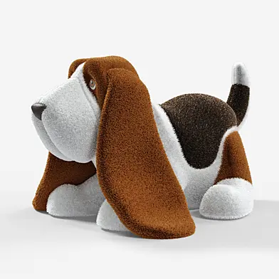 Plush Basset Hound (мягкая игрушка)