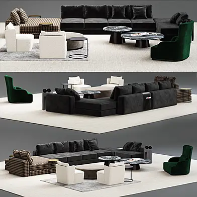 meridiani harold modular sofos set