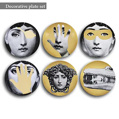 Decorative plate set 14