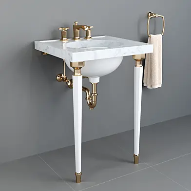 KOHLER "Kathryn" marble console tabletop Set