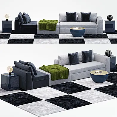 Meridiani louis small sofo