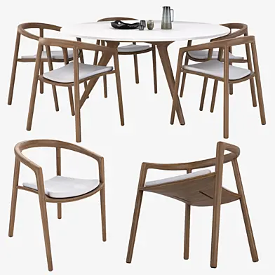 Manutti Solid chair & Torsa Table
