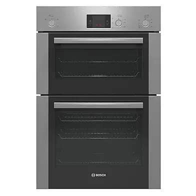 Двойной духовой шкаф Bosch Serie6 HBM13B251B из шлифованной стали