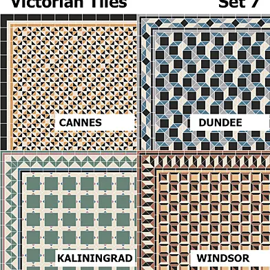 Topcer Victorian Tiles Set7