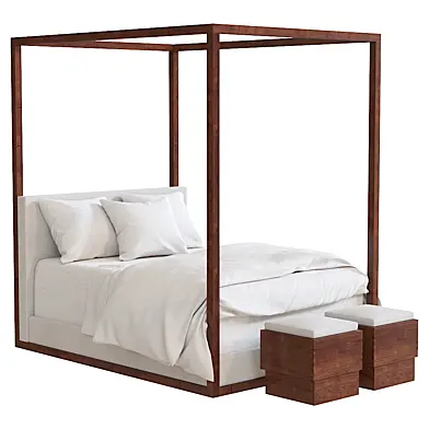Ralph Lauren Desert Modern Canopy Bed (queen size)