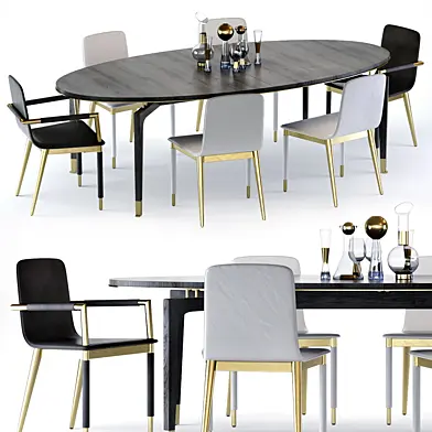 Baker Vendome Table and Folio Chair