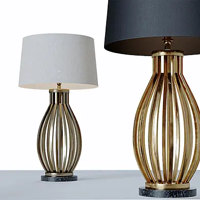 Grand Scale Architectural Vase Form Buffet Lamp
