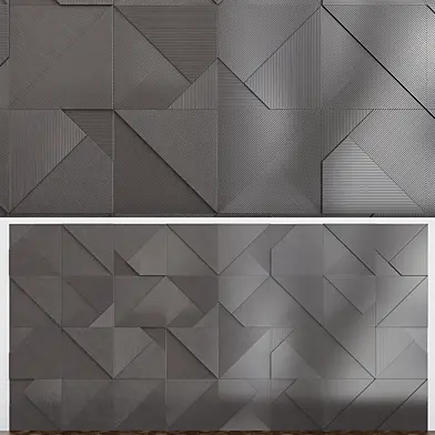 Гипсовые 3D панели Alivio серии Stripes