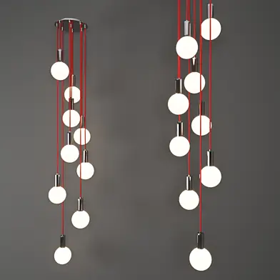 Rhea LED Multi pendant light by Filipe Lisboa