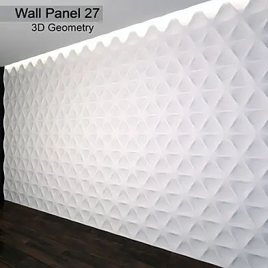 Wall Panel 27. 3D Geometry