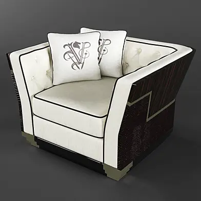 Visionnaire Berry Capitonne Armchair