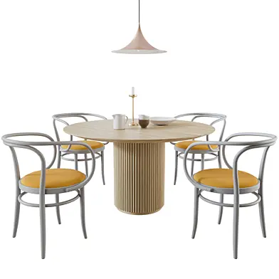 Thonet 209P + Palais Royal Table By Asplund