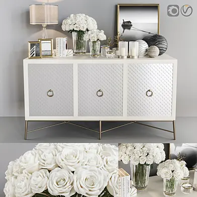 Neiman Marcus Sideboard Set 001.