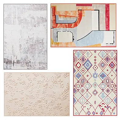 Anthropologie Rug set 3