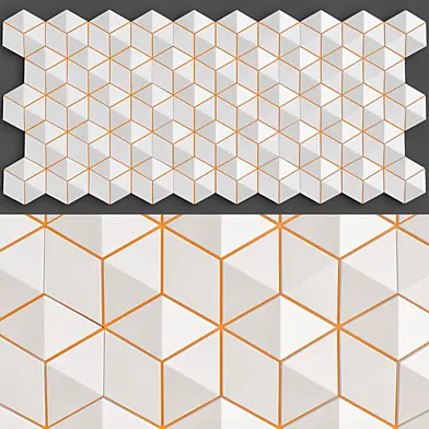 Futuristic 3D Wall Panel