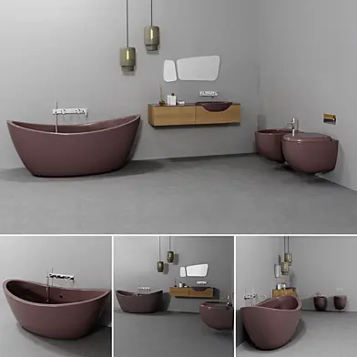 Bathroom furniture set mix