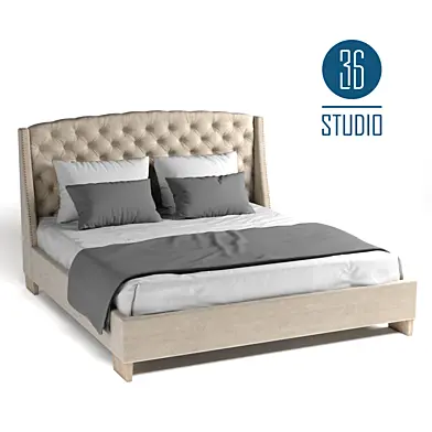 OM Двуспальная кровать model В01115 от Studio 36