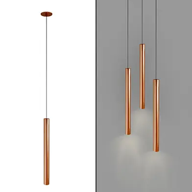 Suspended lamp helia 45 slv 158419