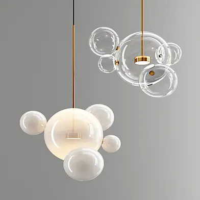Suspension light Giopato & Coombes Bolle 5 Lamp