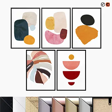 Abstract Posters Set 01