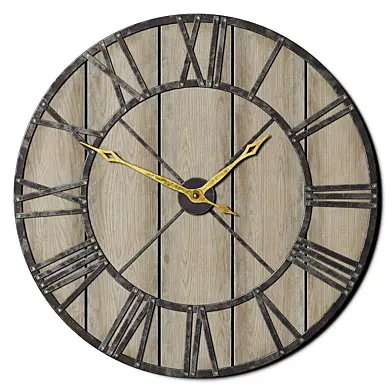 Decorative Rustic Wall Clock