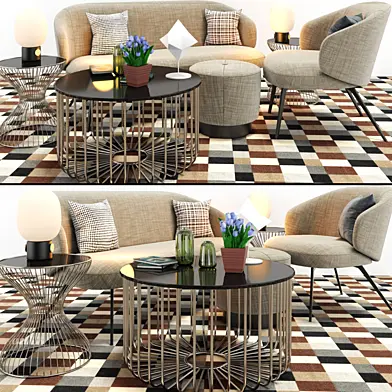 Lema Bice Sofa And Arm Chair Set