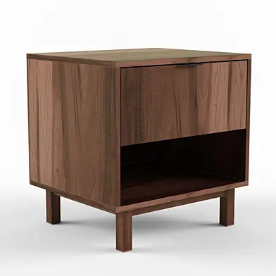 Gus Modern Belmont End Table, Walnut