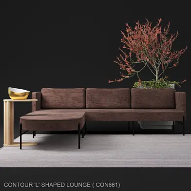Contour 'L' shaped lounge (con661)
