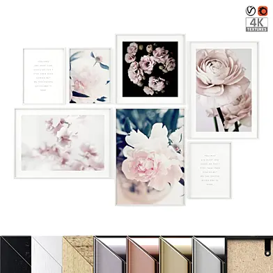 Poster Set "Flowers" 