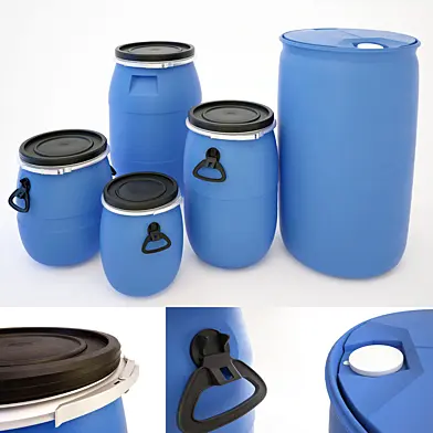 Plastic Barrels Set