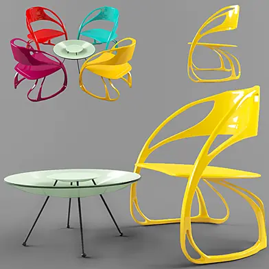 chair butterfly
