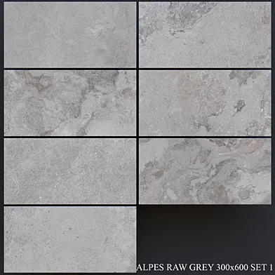 ABK Alpes Raw Grey 300x600 Set 1