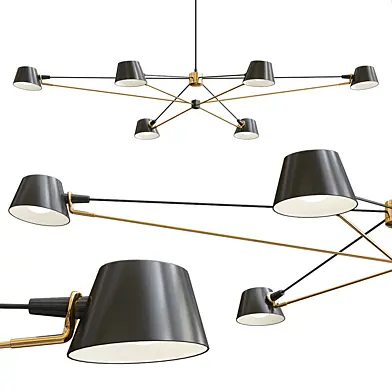 Long Pivot Chandelier