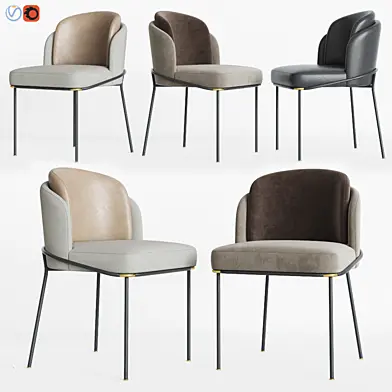 Minotti Fil noir Dining chair