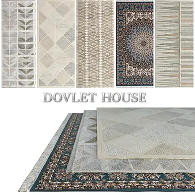 Ковры DOVLET HOUSE 5 штук (part 334)