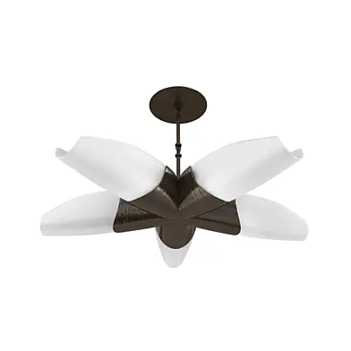 Visual comfort utopia medium 5 arm chandelier 3d model