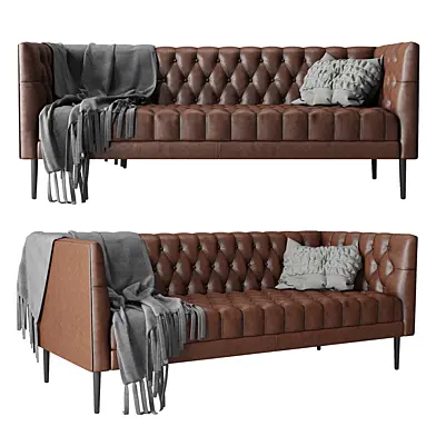 Joybird vaughn leather sofa