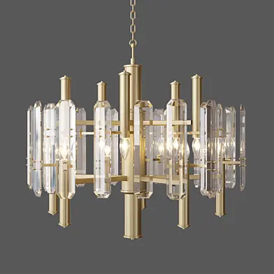Chandelier Sciolari brass